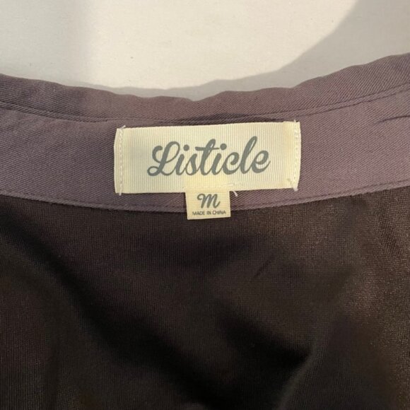 Listicle Shirt Dress Size Medium - Picture 2 of 7